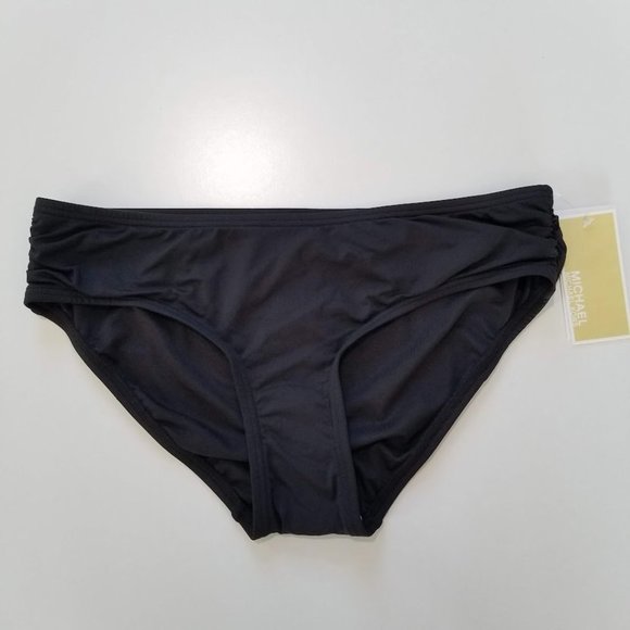 Michael Michael Kors Shirred Bikini Bottom - Picture 2 of 10
